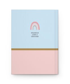 Personalised-unicorn-journal-back