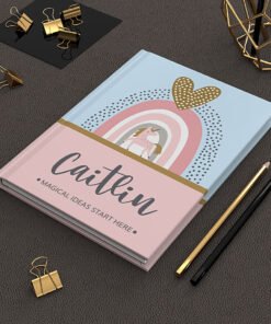 Personalized-unicorn-journal-on-desk