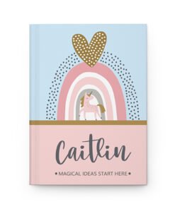 Personalized-unicorn-journal-pink