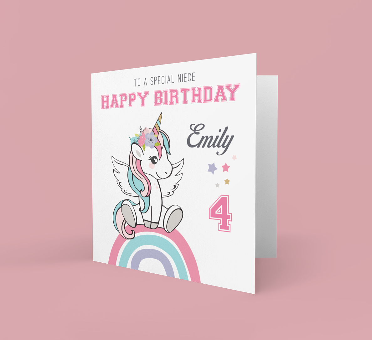 Unicorn birthday card