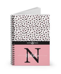 Personalised-initial-pink-notebook