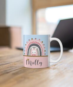 Personalised bunny mug-right