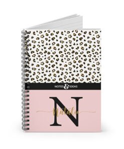 Personalised-initial-pink-notebook