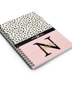 Personalised-initial-pink-notebook