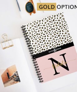 Personalised-initial-pink-notebook