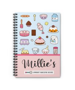 kawaii-Personalised-recipe-notebook-girls