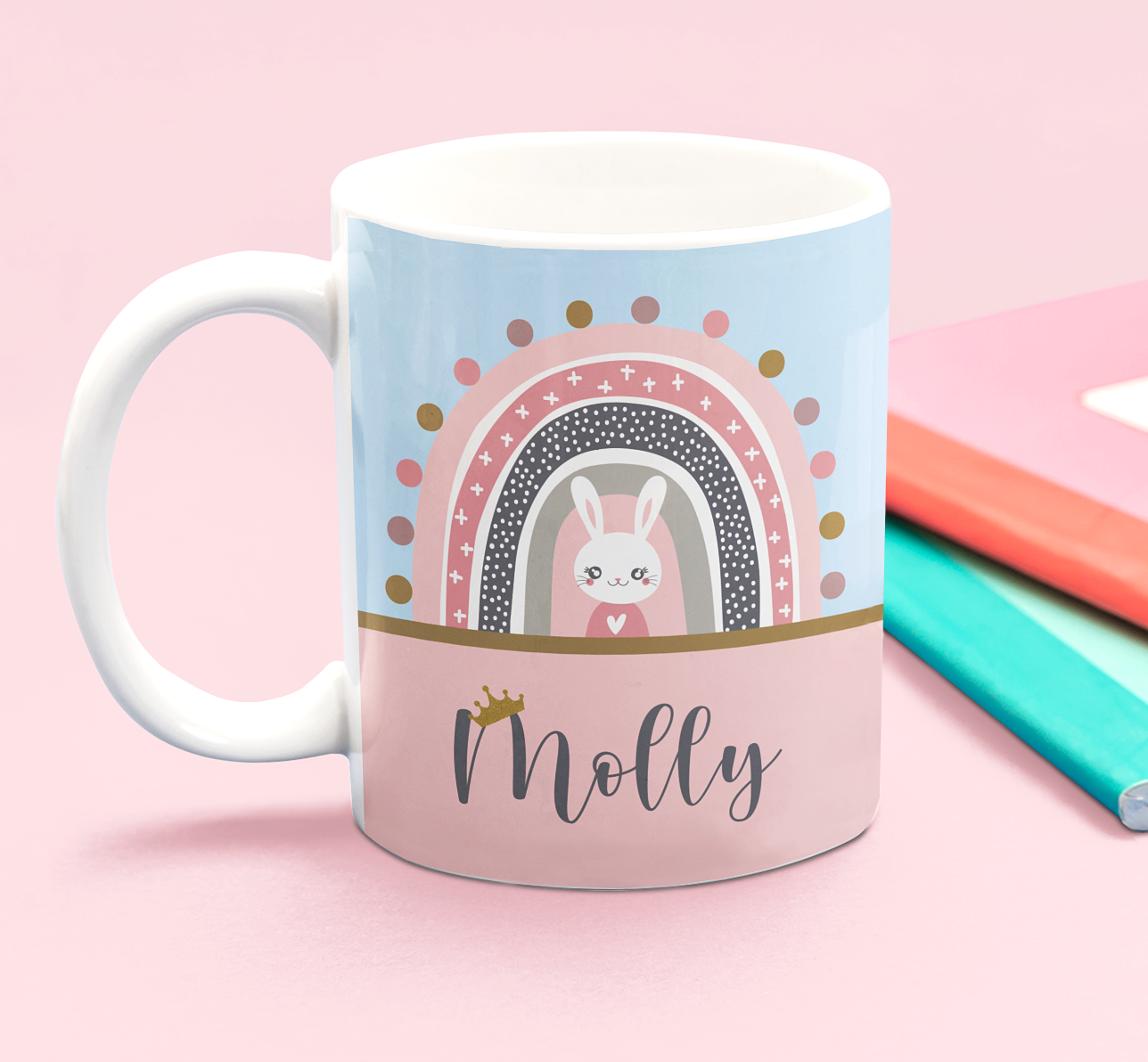 Personalised bunny mug