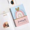 Personalised unicorn notebook