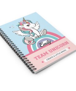 personalized-unicorn-notebook-girl
