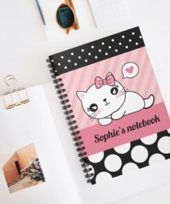 Kawaii cat notebook