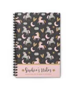 unicorn-notebook-black-front