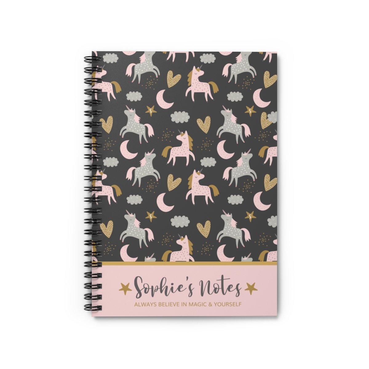 unicorn-notebook-black-front