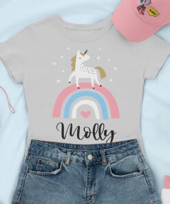 Custom-Unicorn-T-shirt-grey
