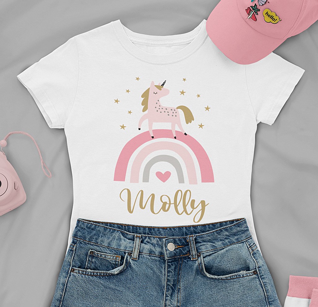 Custom-Unicorn-T-shirt-white