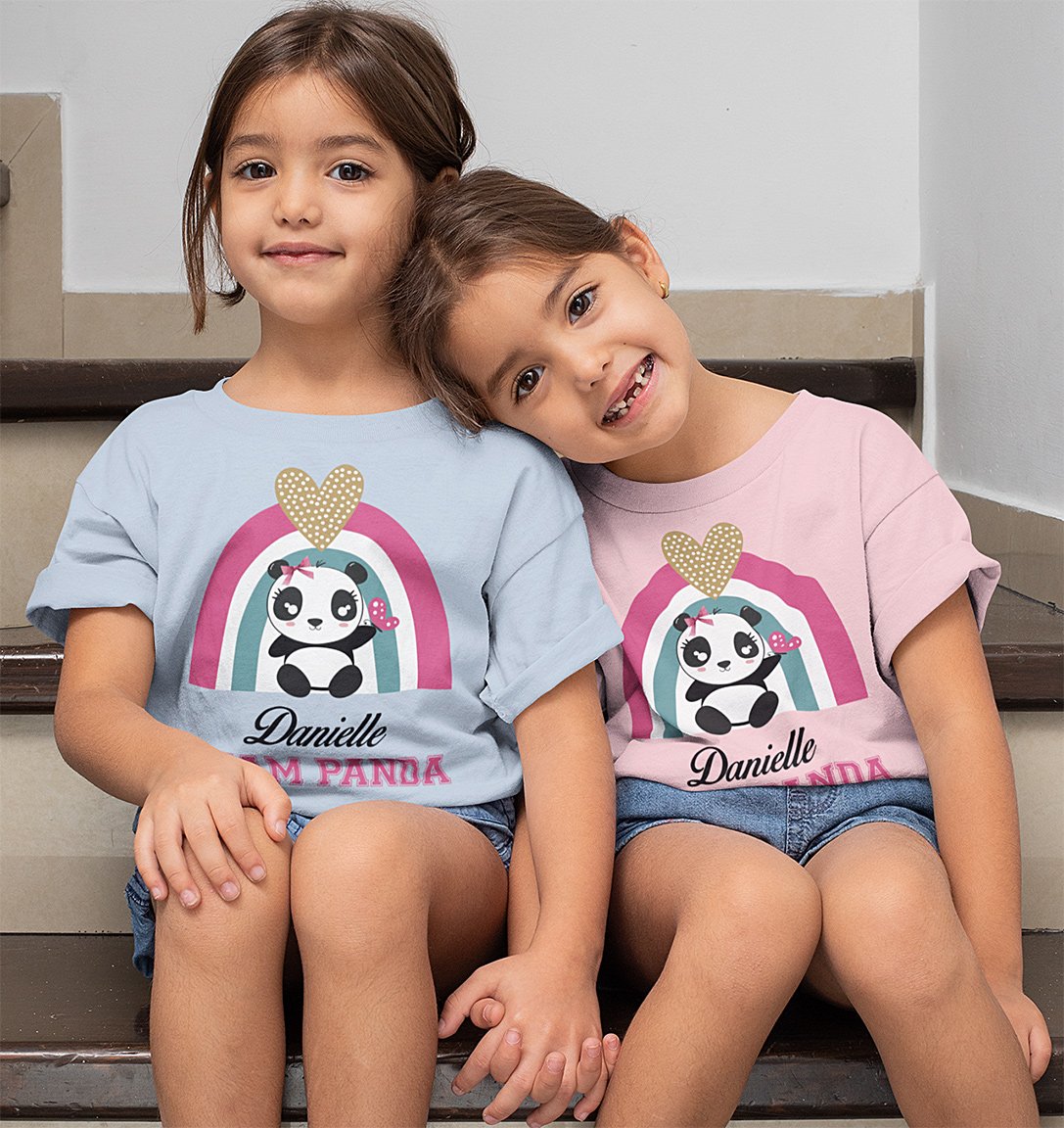 Girl-wearing-pink-panda-t-shirt