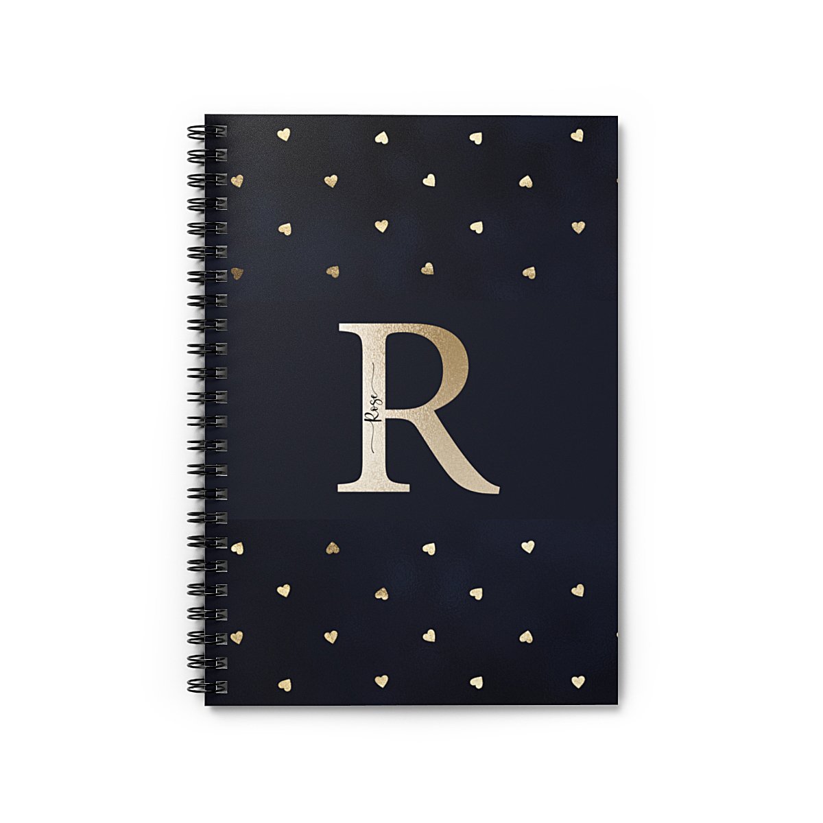 Initial-Hearts-notebook-