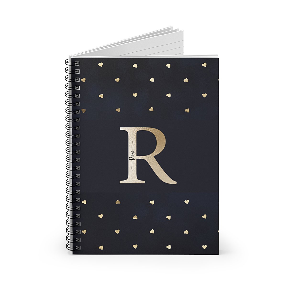 Initial-Hearts-notebook-opened
