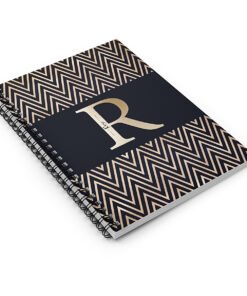 Initial-chevron-notebook-flat