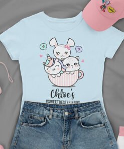 Kawaii Friends-t-shirt