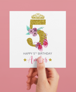 Personalised-5th-Birthday-Card