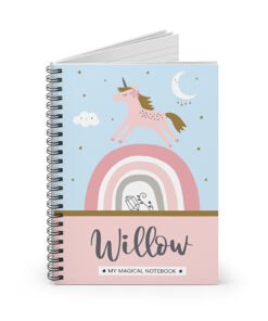 Personalised-Unicorn-notebook