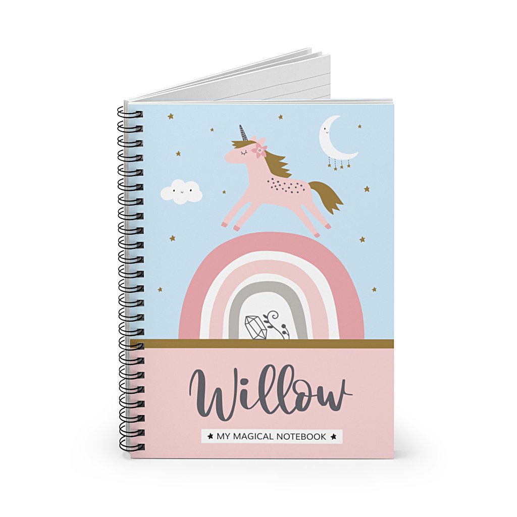 Personalised-Unicorn-notebook