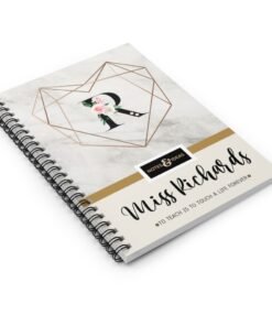 Personalised-teacher-notebook-marble-2