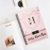 Personalised-teacher-notebook-pink