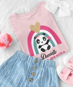 Personalized-Pink-Panda-t-shirt