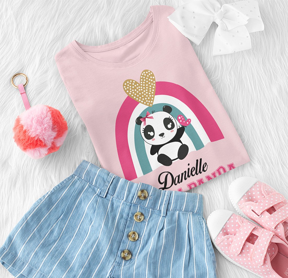 Personalized-Pink-Panda-t-shirt
