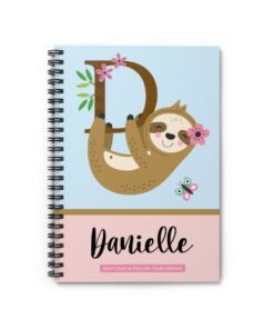 Sloth-notebook-front
