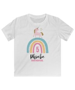 birthday unicorn t-shirt-white