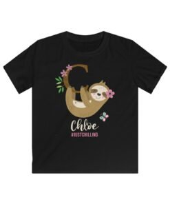 Sloth-Tshirt-black