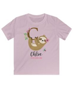 Sloth-Tshirt-pink