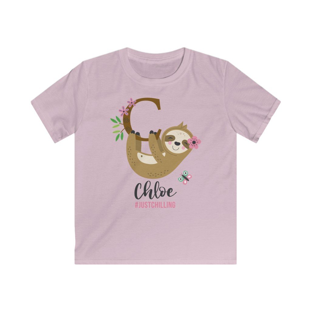 Sloth-Tshirt-pink