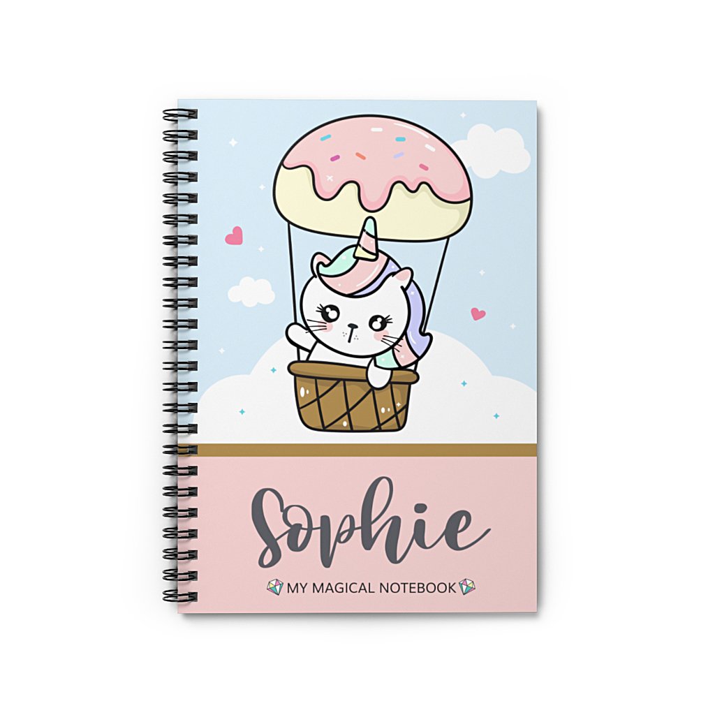personalised-caticorn-spiral-notebook