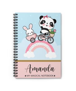Personalised-Panda-Notebook-front