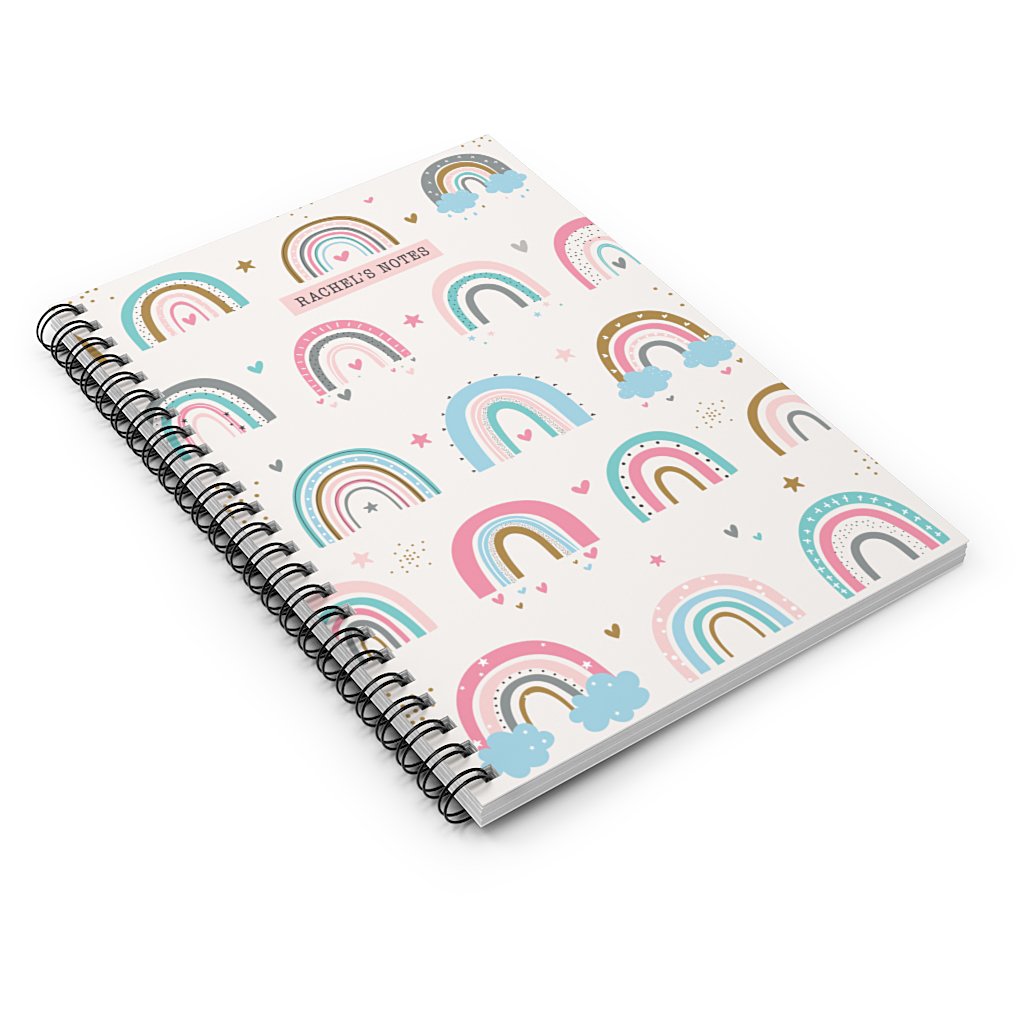 Personalised-Rainbow-notebook-flat