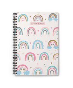 Personalised-Rainbow-notebook-front