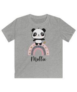 Grey panda t-shirt