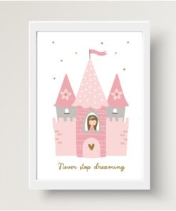Princess and unicorn art prints