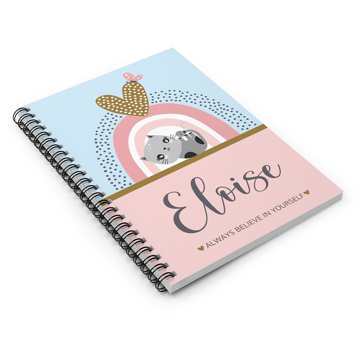 Personalised-cat-notebook