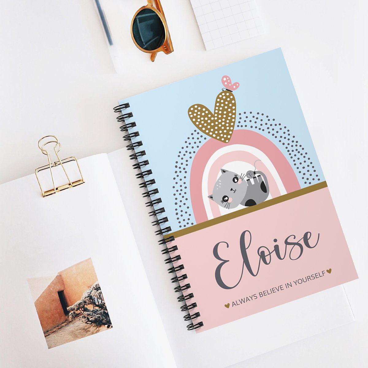 Personalised-cat-notebook