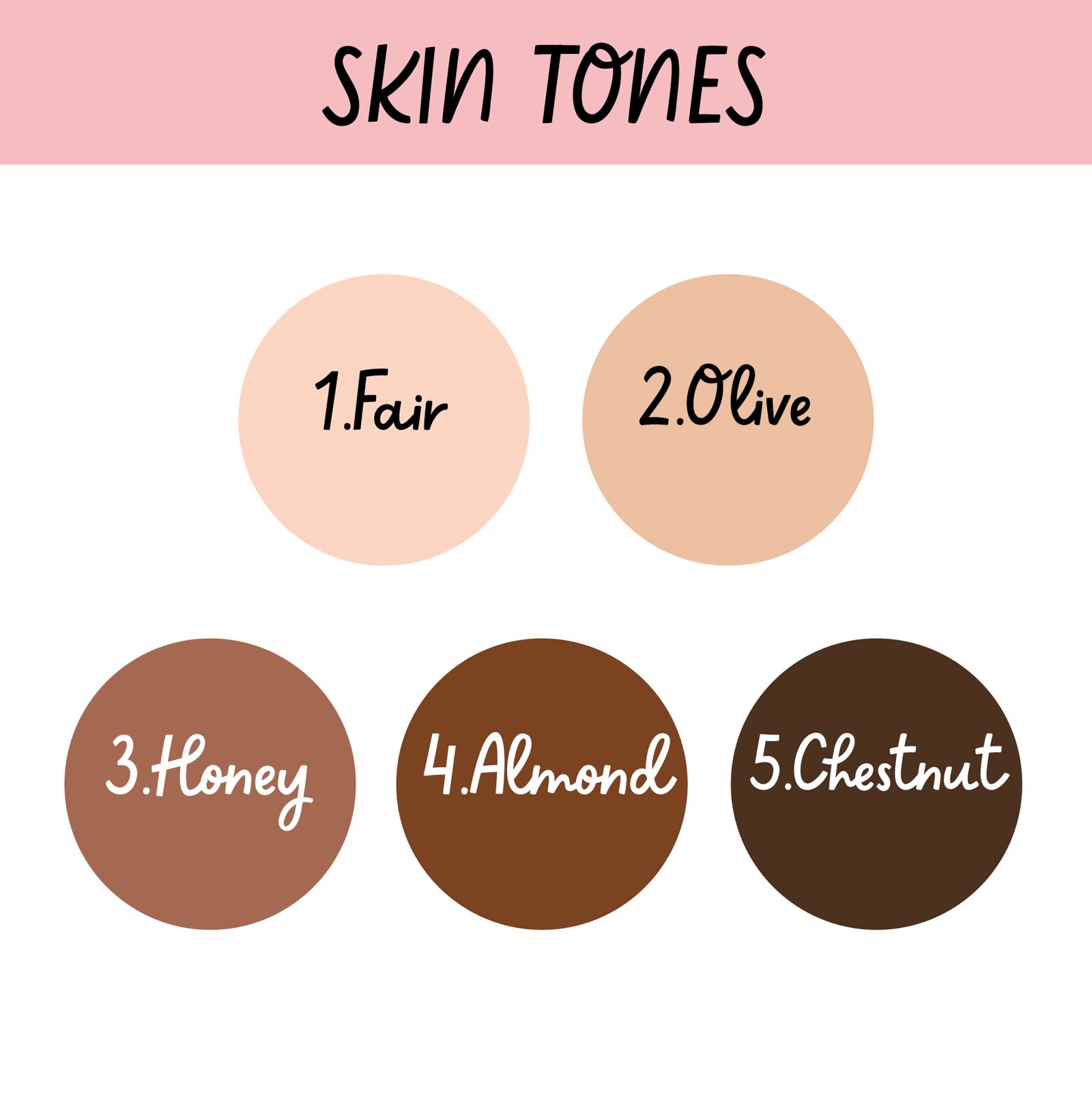 skin tones