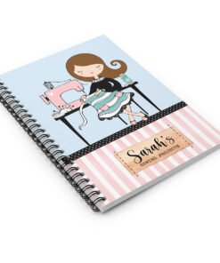 personalised sewing notebook