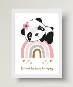 Panda Cute Art print