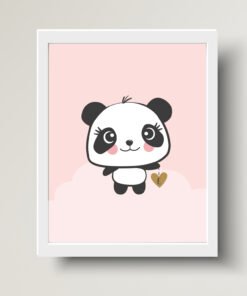 Personalised panda Art prints