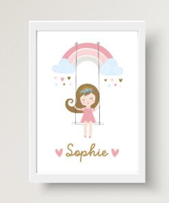 personalised princess print