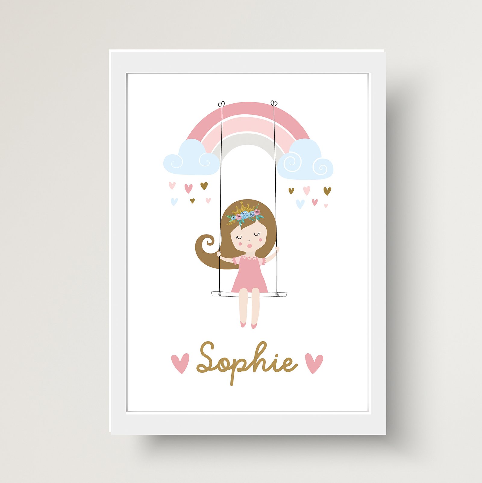 personalised princess print
