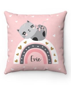 Personalised cat cushion